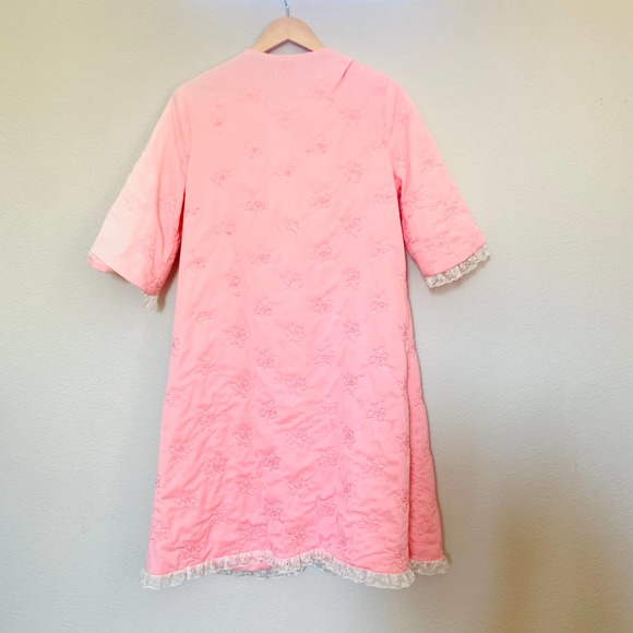 Vintage 1950s Vanity Fair Quilted  Bed Jacket S-M - Picture 5 of 10
